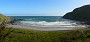17.40- Une plage a Nugget Point ou l'on peut observer des manchots
